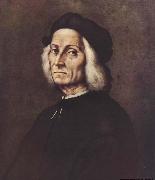 Ridolfo Ghirlandaio Portrait of an Old Man oil on canvas